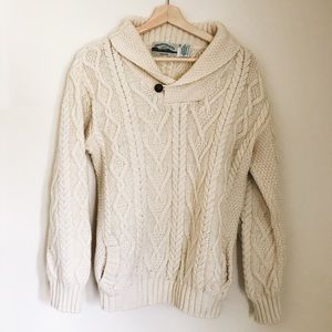 Aran Crafts Authentic Irish Wool Sweater